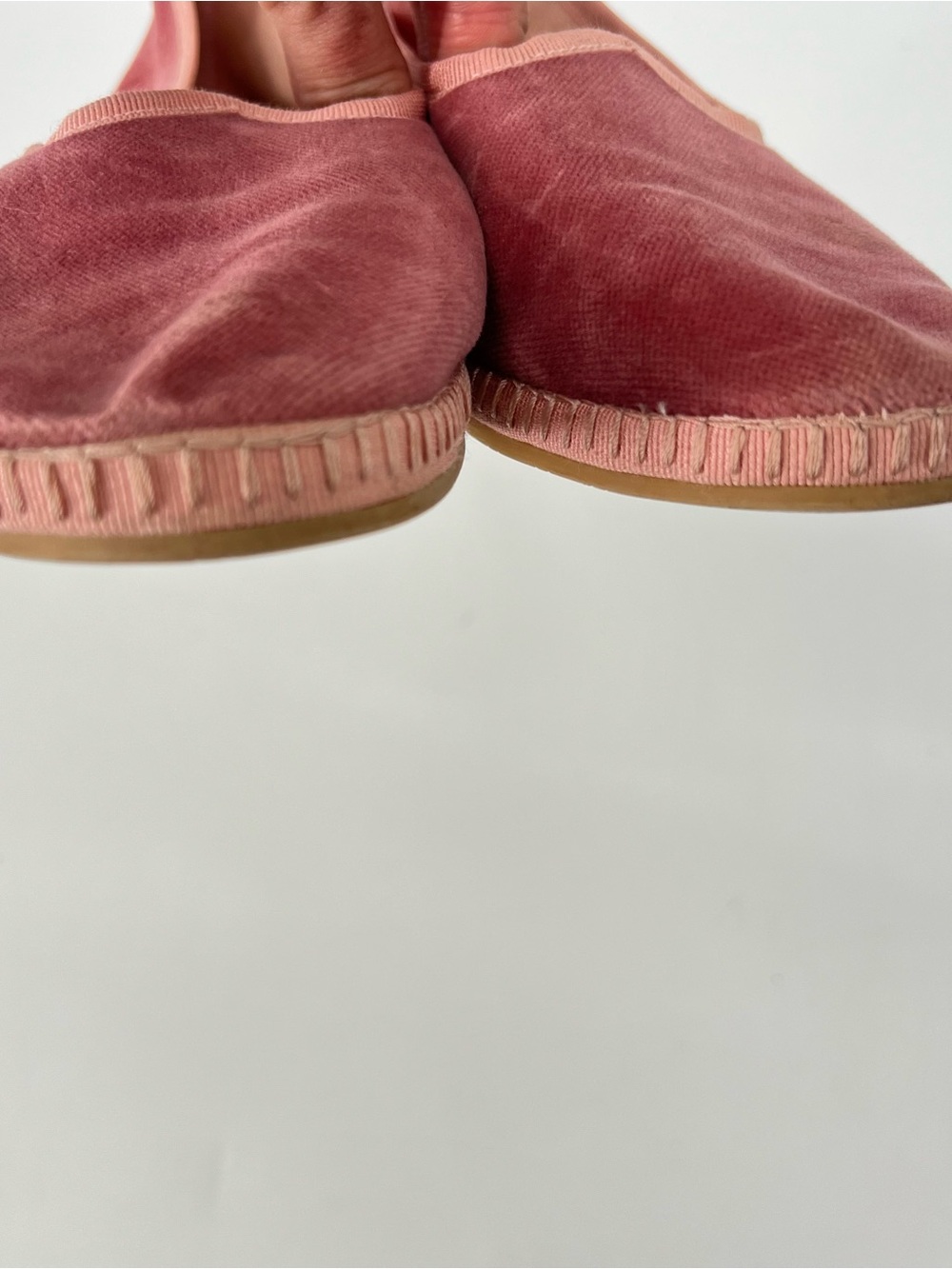 ITALEAU Allegra Velvet Flats Women's Size 39.5 US 9 Handmade in Italy Comfort - Picture 9 of 11